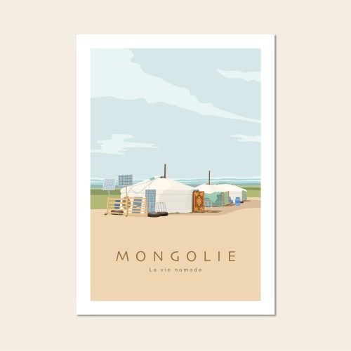Affiche-Mongolie-pastel